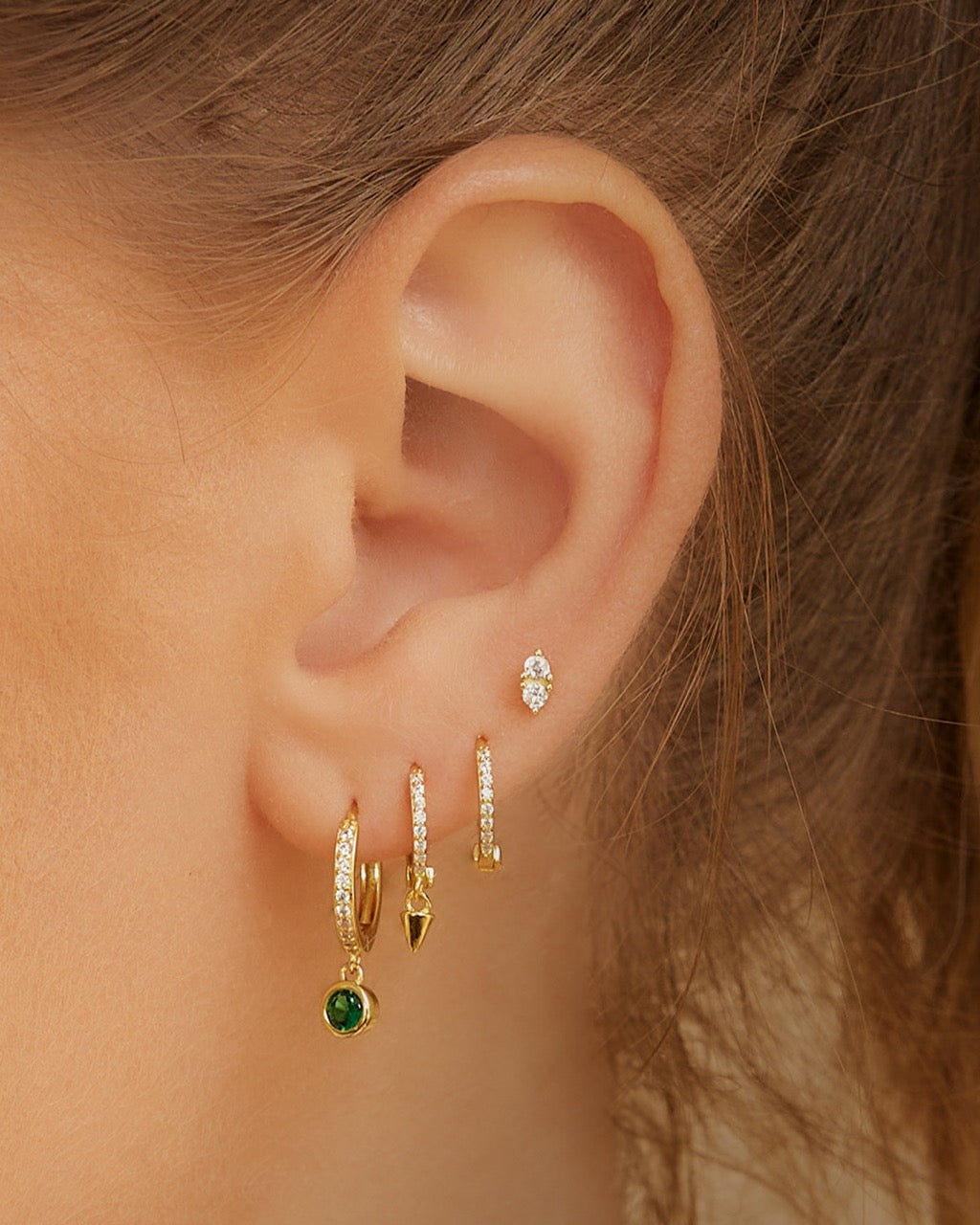 Tabitha Single Huggie Earring