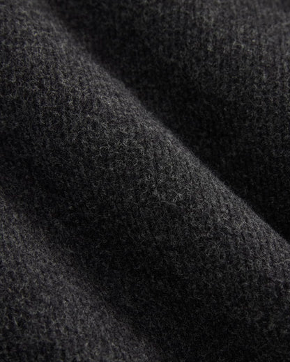 Heavyweight Waffle Twill Overshirt | Heather Charcoal