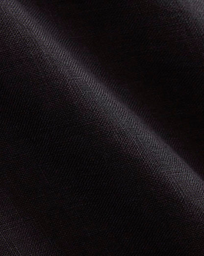 The Boatneck Top in Linen | Black