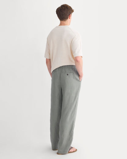 Linen Easy Pant 2.0 | Agave Green