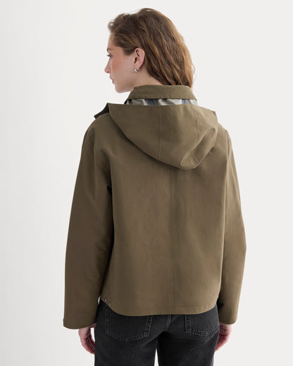 Re:Cycled Nylon Barrel Jacket | Beech