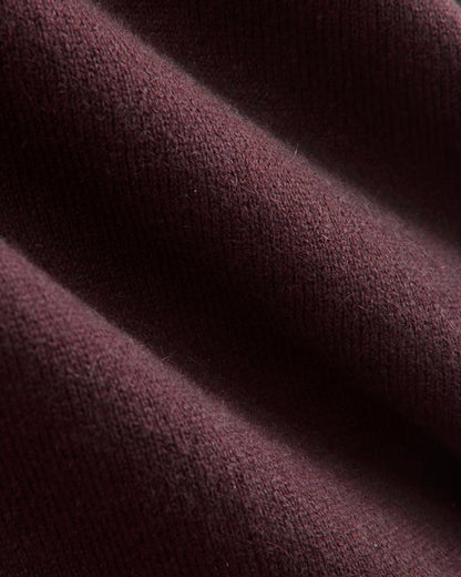 Cashmere Boyfriend Sweater | Wine