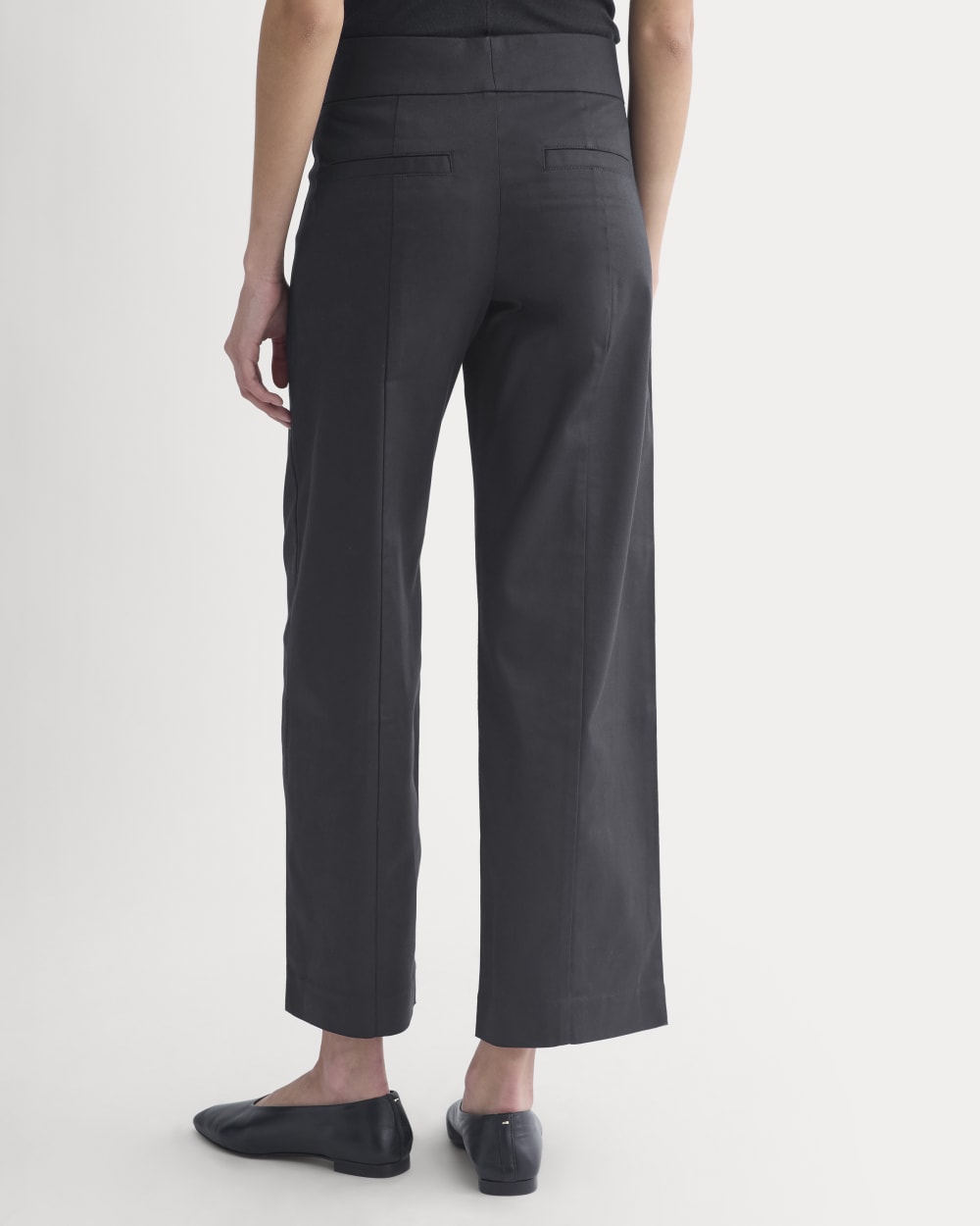 Tailored Drape Seam Pant | Black