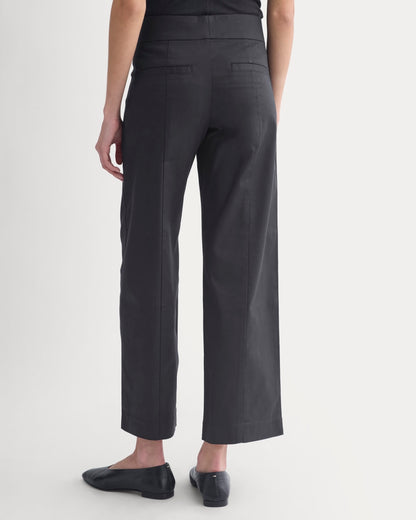 Tailored Drape Seam Pant | Black