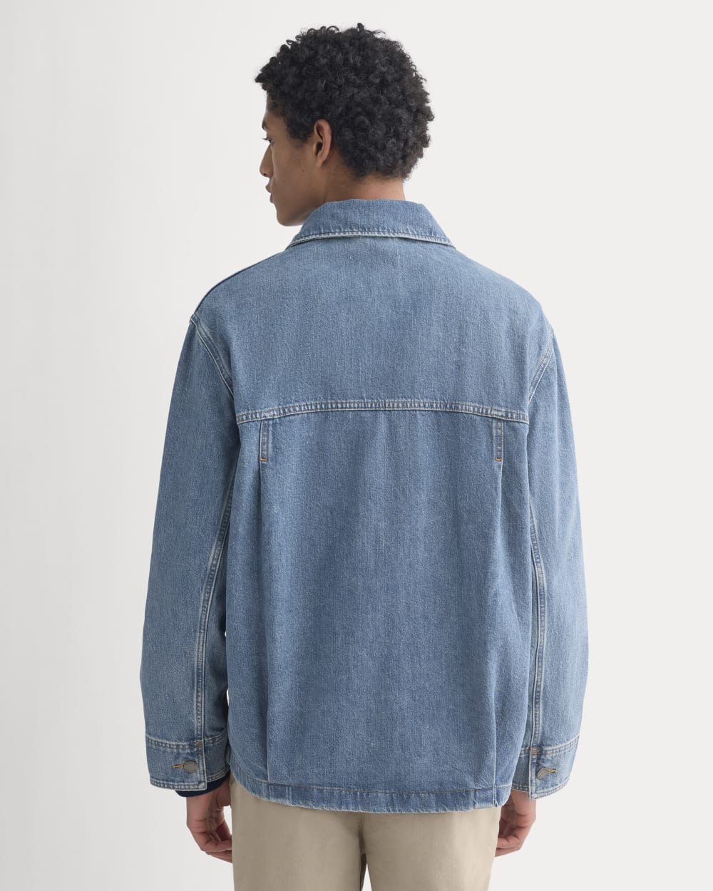 Relaxed Denim Barn Jacket | Robbins Indigo