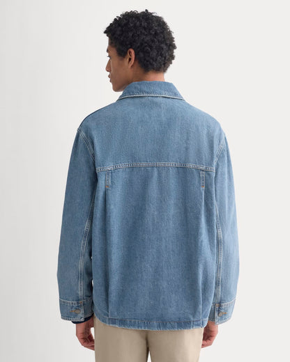 Relaxed Denim Barn Jacket | Robbins Indigo