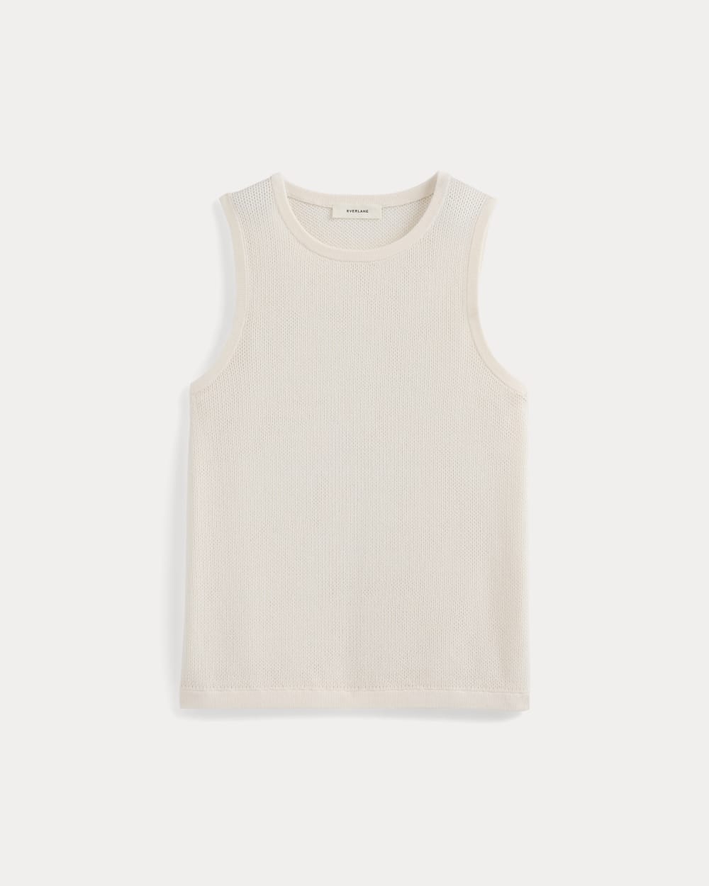 Textured Knit Tank | Bone