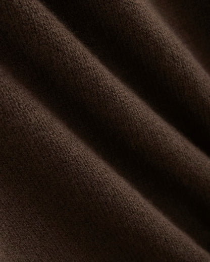 Sweater Mini Dress in Luxe Merino | Coffee Bean