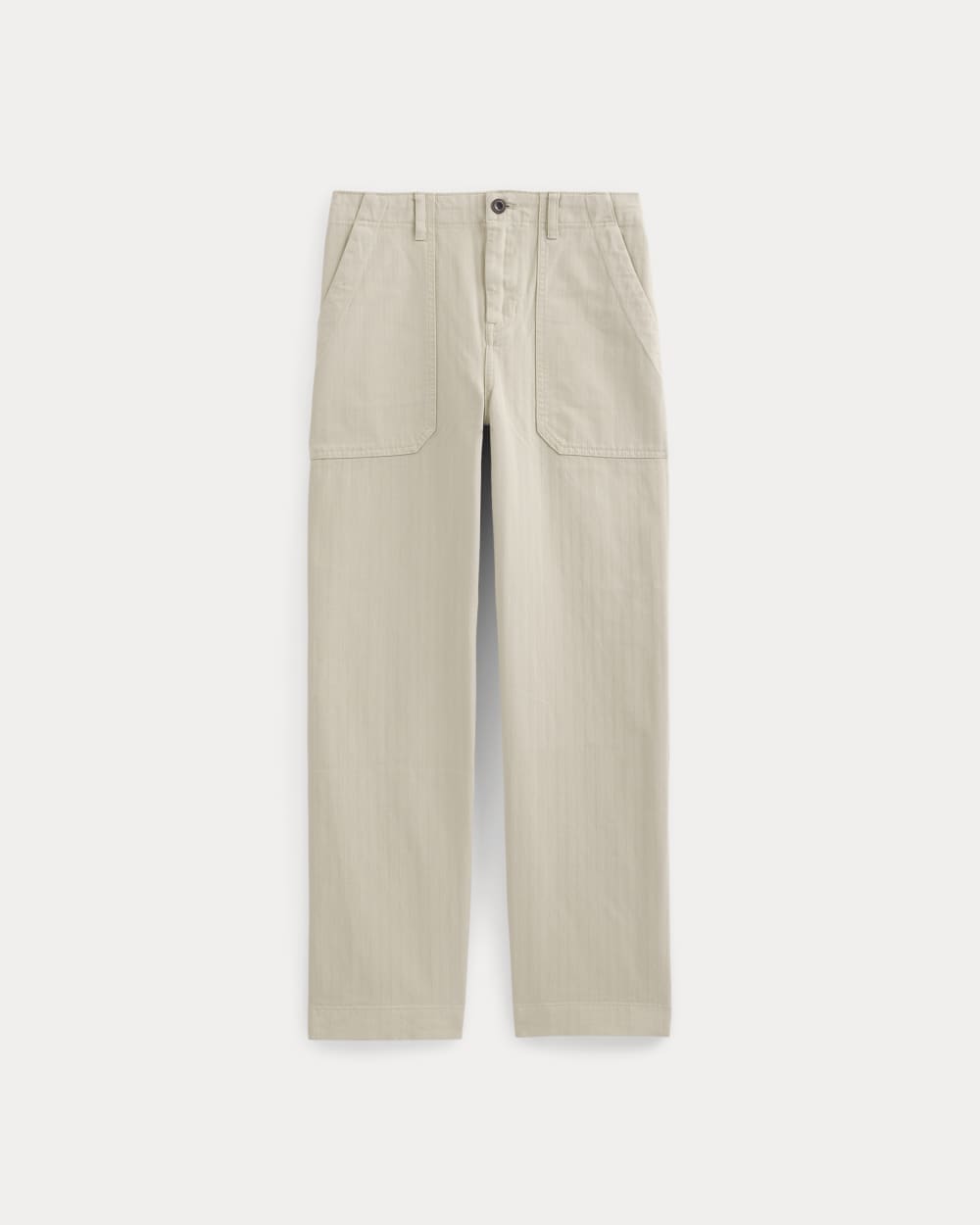 Relaxed Herringbone Fatigue Pants | Peyote