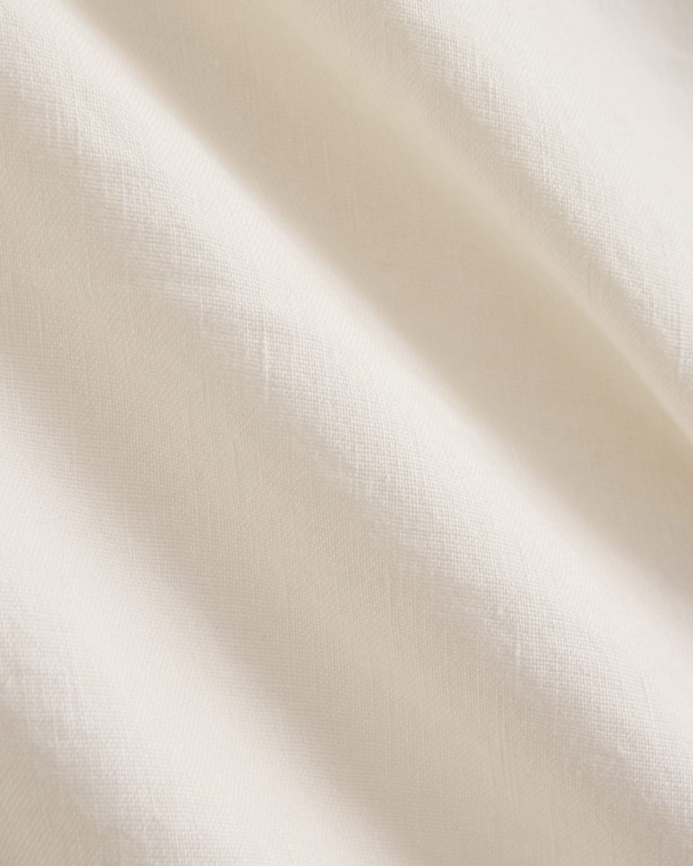 Mini Shift Dress in Stretch Linen | Bone