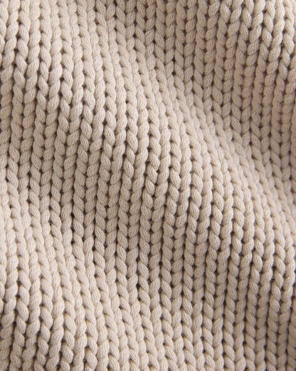 Oversized Cocoon Crew in Elevated Cotton | Peyote