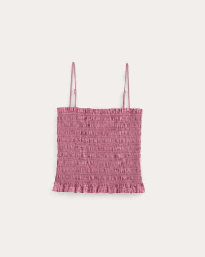 Gauze Smocked Cami | Heather Rose