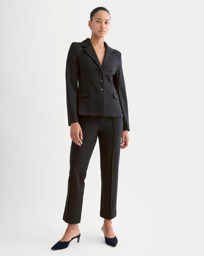 Ponte Sculpted Blazer | Black