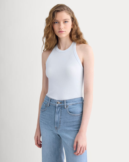 Luxe Rib Racerback Tank | Skywriting