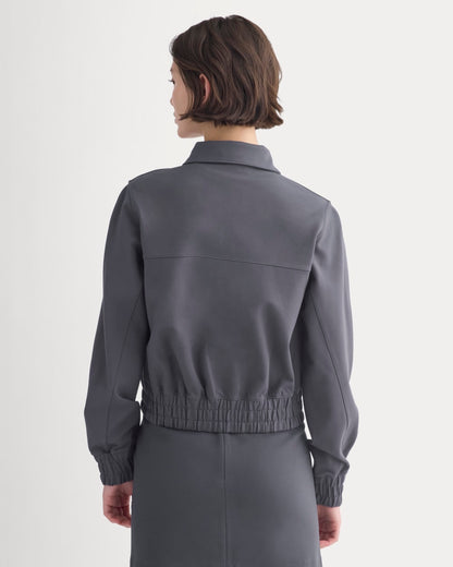 Ponte Aviator Jacket | Graphite