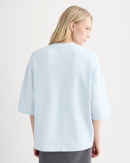 Lightweight Terry Oversized Tee | Skywriting