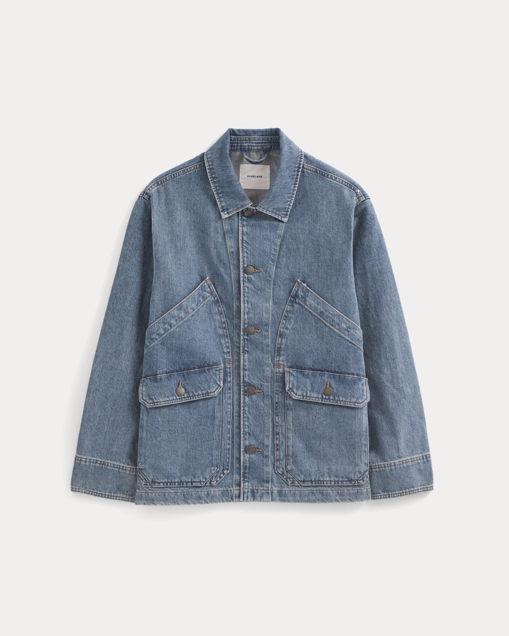 Relaxed Denim Barn Jacket | Robbins Indigo
