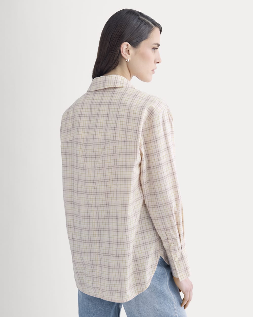 Everyday Shirt in Silky Cotton | Plaid
