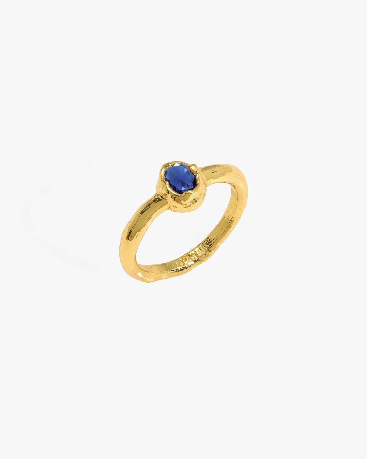 Birthstone Ring in Gold - September