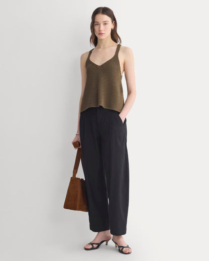 Racerback V-Neck Sweater | Beech