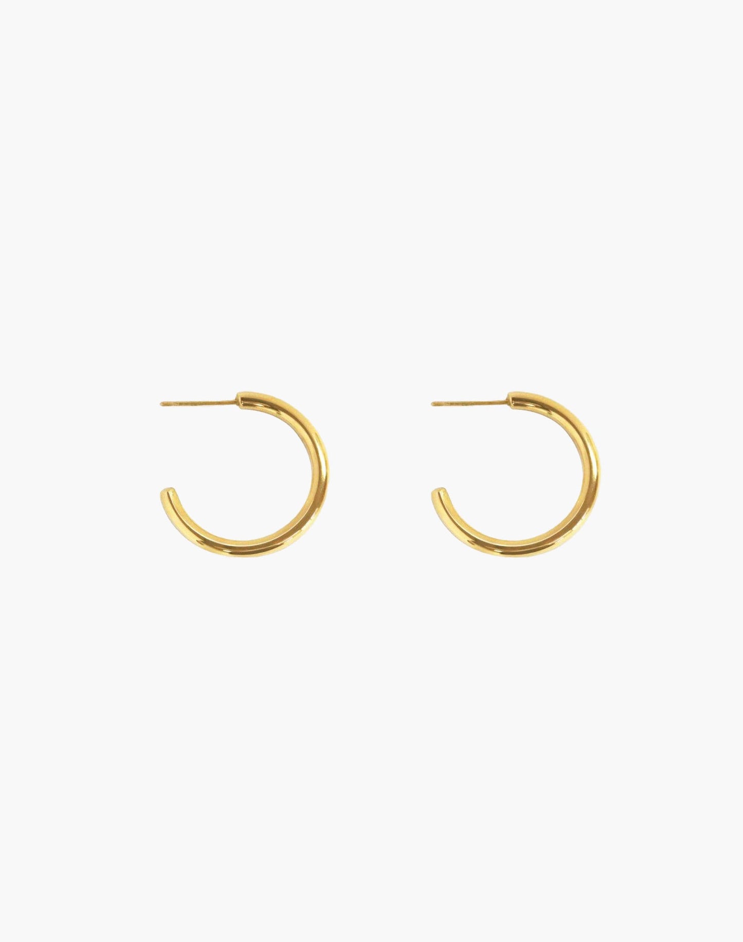 Silver 30mm Endless Hoop Earrings