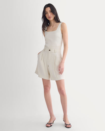 Tailored A-Line Short | Birch