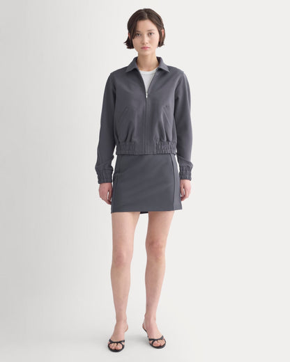Ponte Aviator Jacket | Graphite