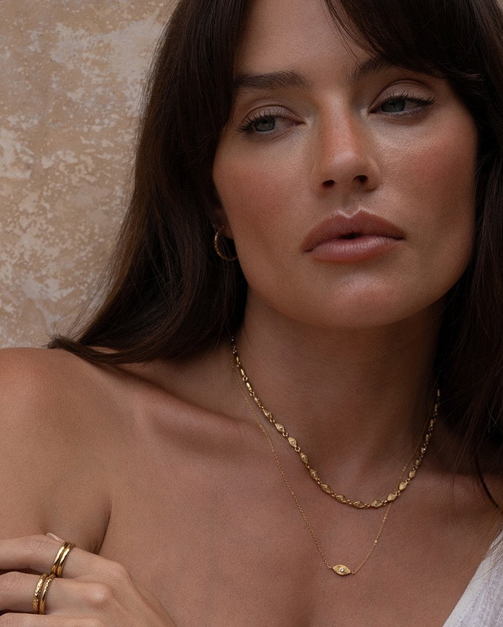 Evil Eye Gold Necklace