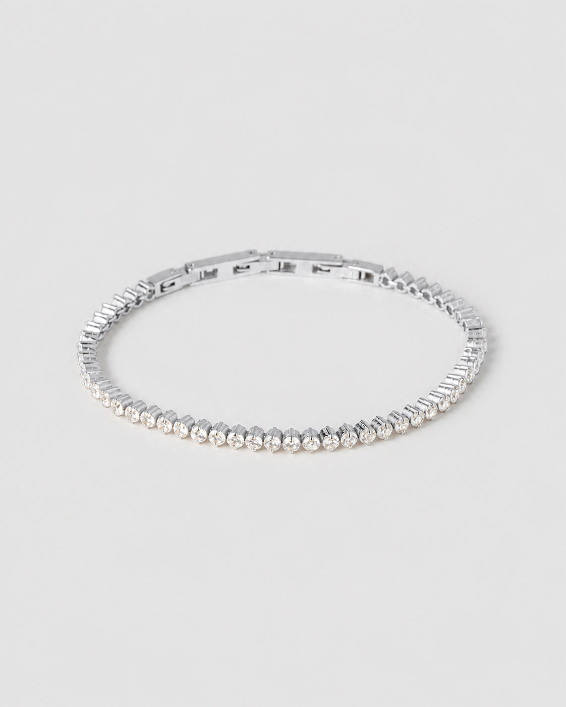 Allegra Tennis Bracelet - Silver