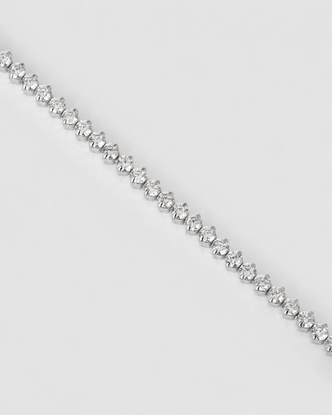 Allegra Tennis Bracelet - Silver