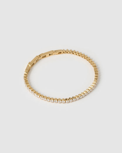 Allegra Tennis Bracelet - Gold