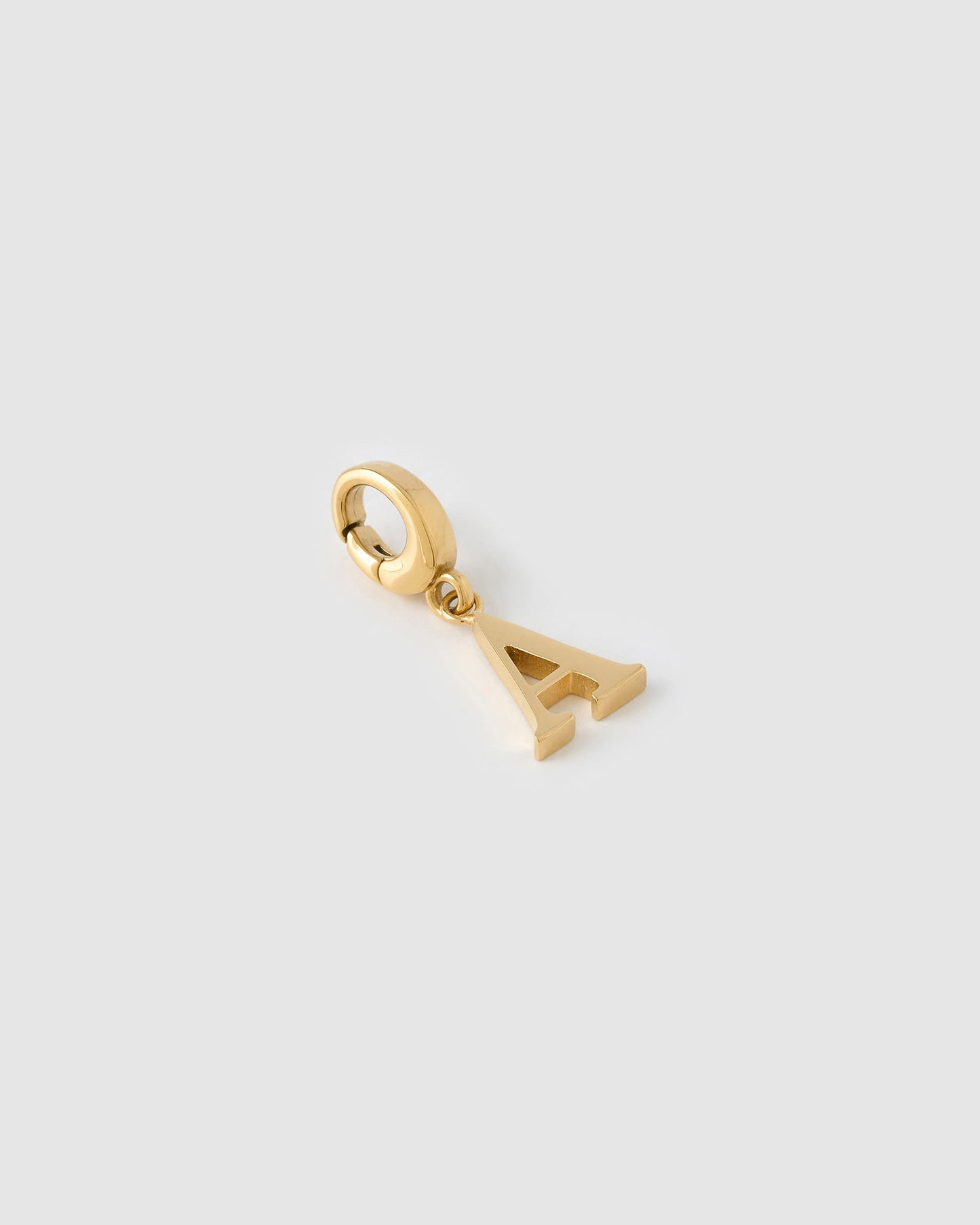 Alphabet Clip-On Gold Charm