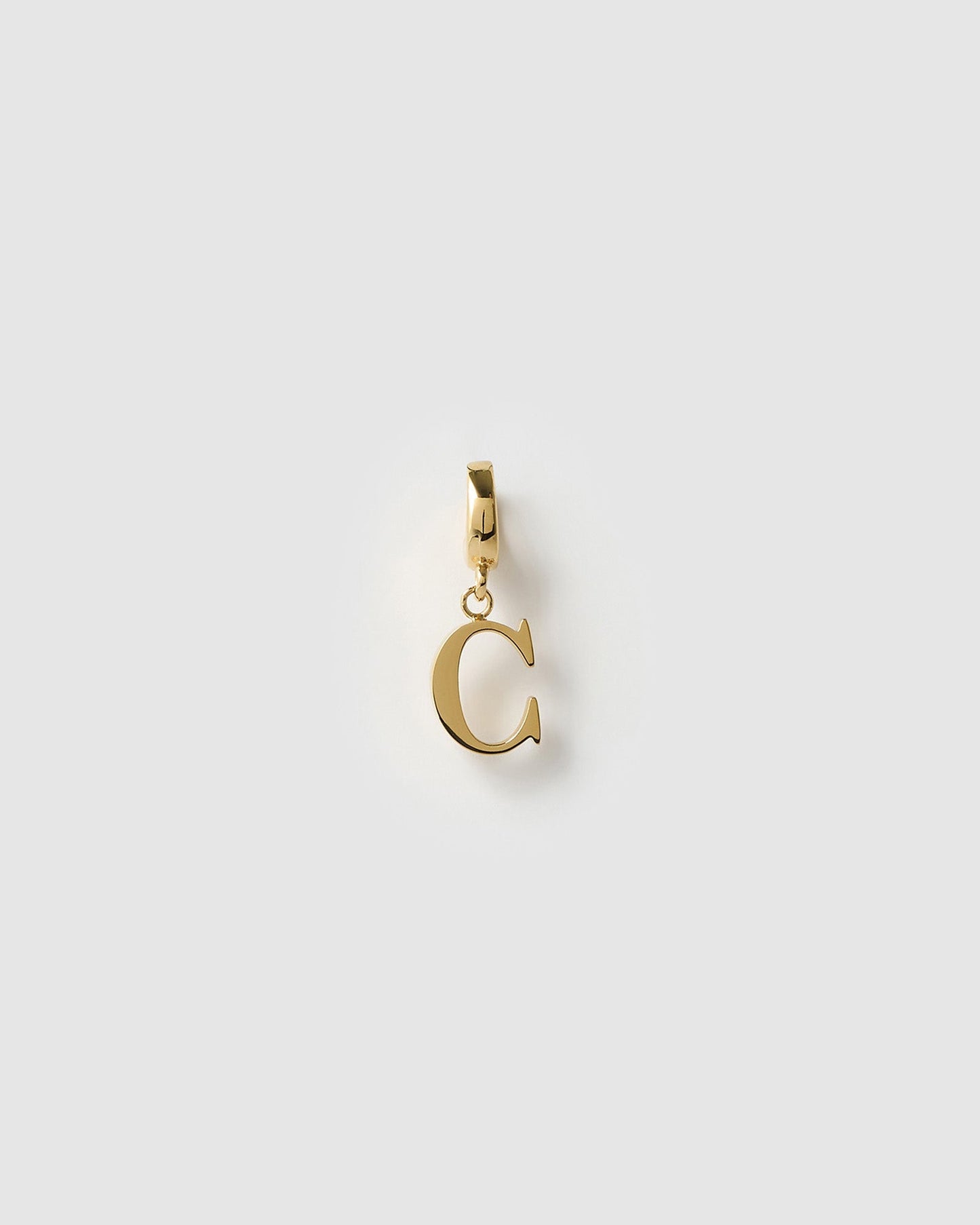 Alphabet Clip-On Gold Charm