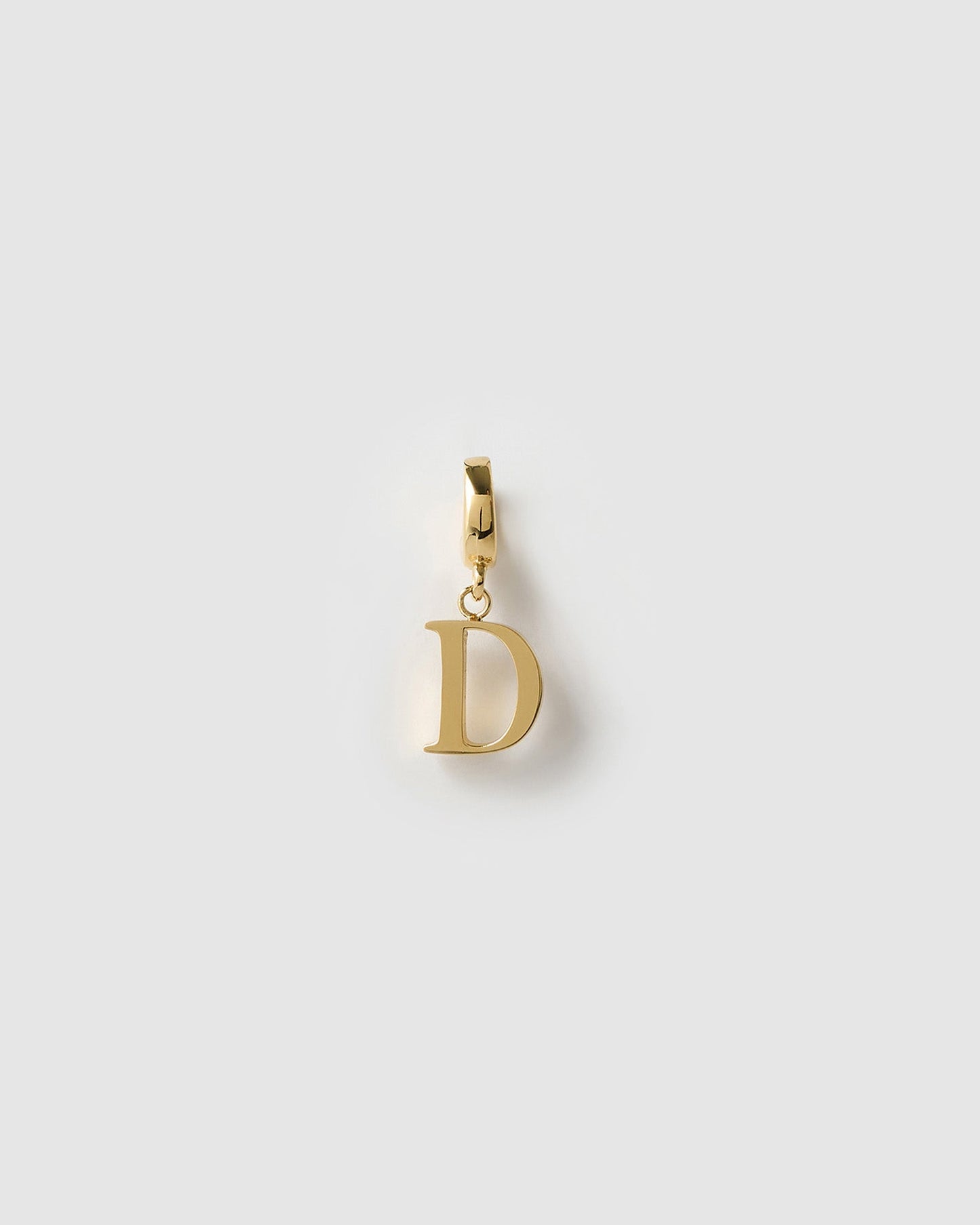 Alphabet Clip-On Gold Charm