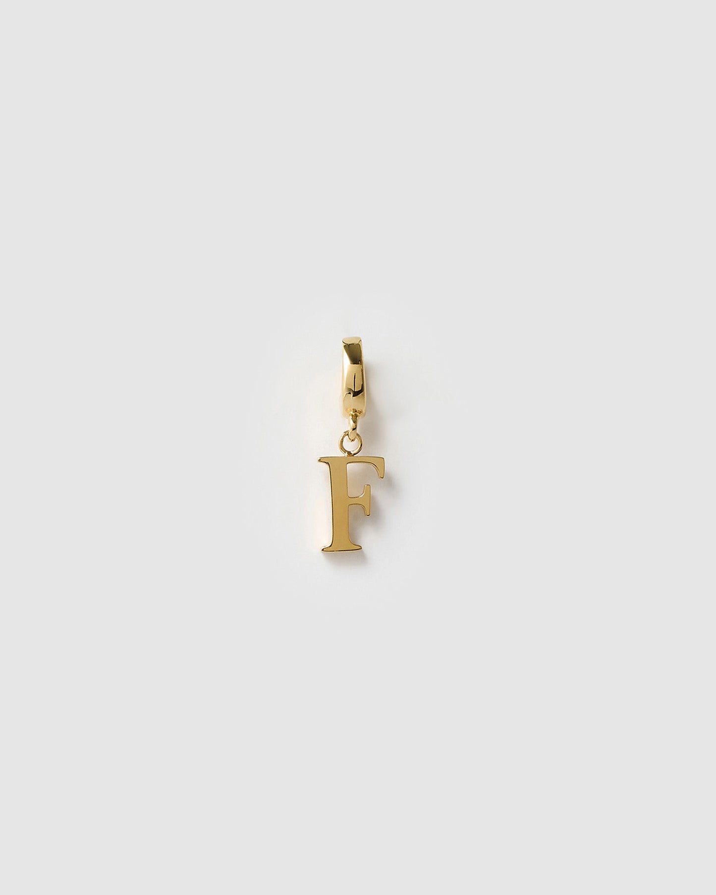 Alphabet Clip-On Gold Charm