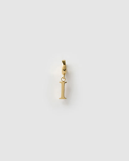 Alphabet Clip-On Gold Charm