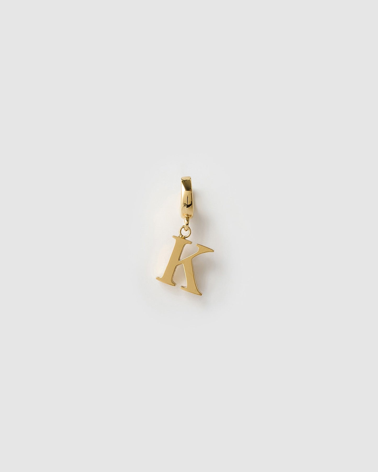 Alphabet Clip-On Gold Charm