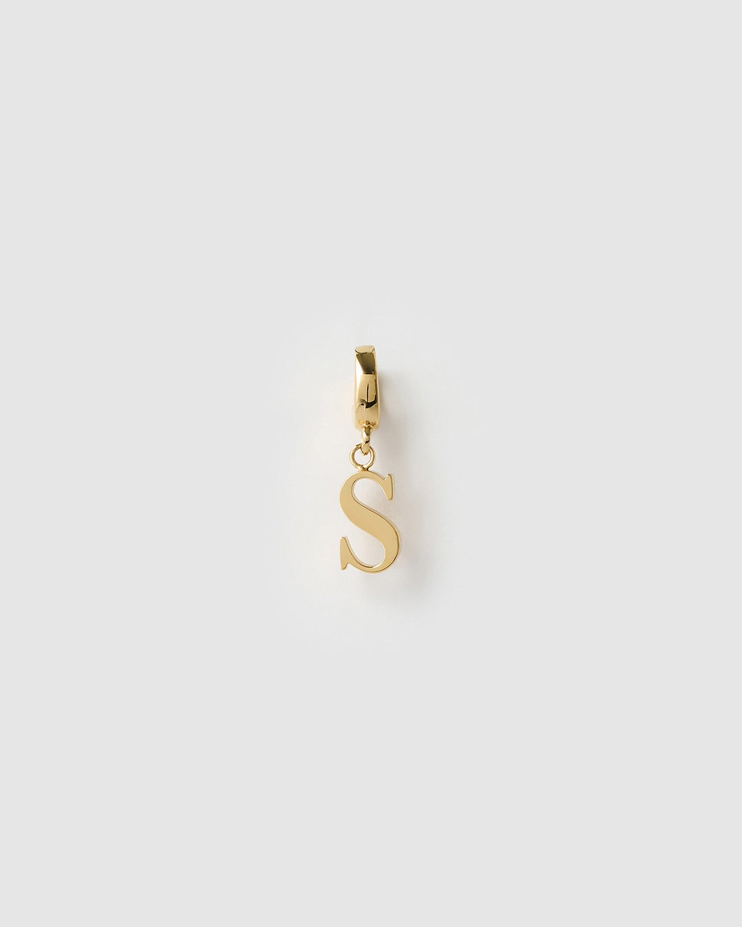 Alphabet Clip-On Gold Charm