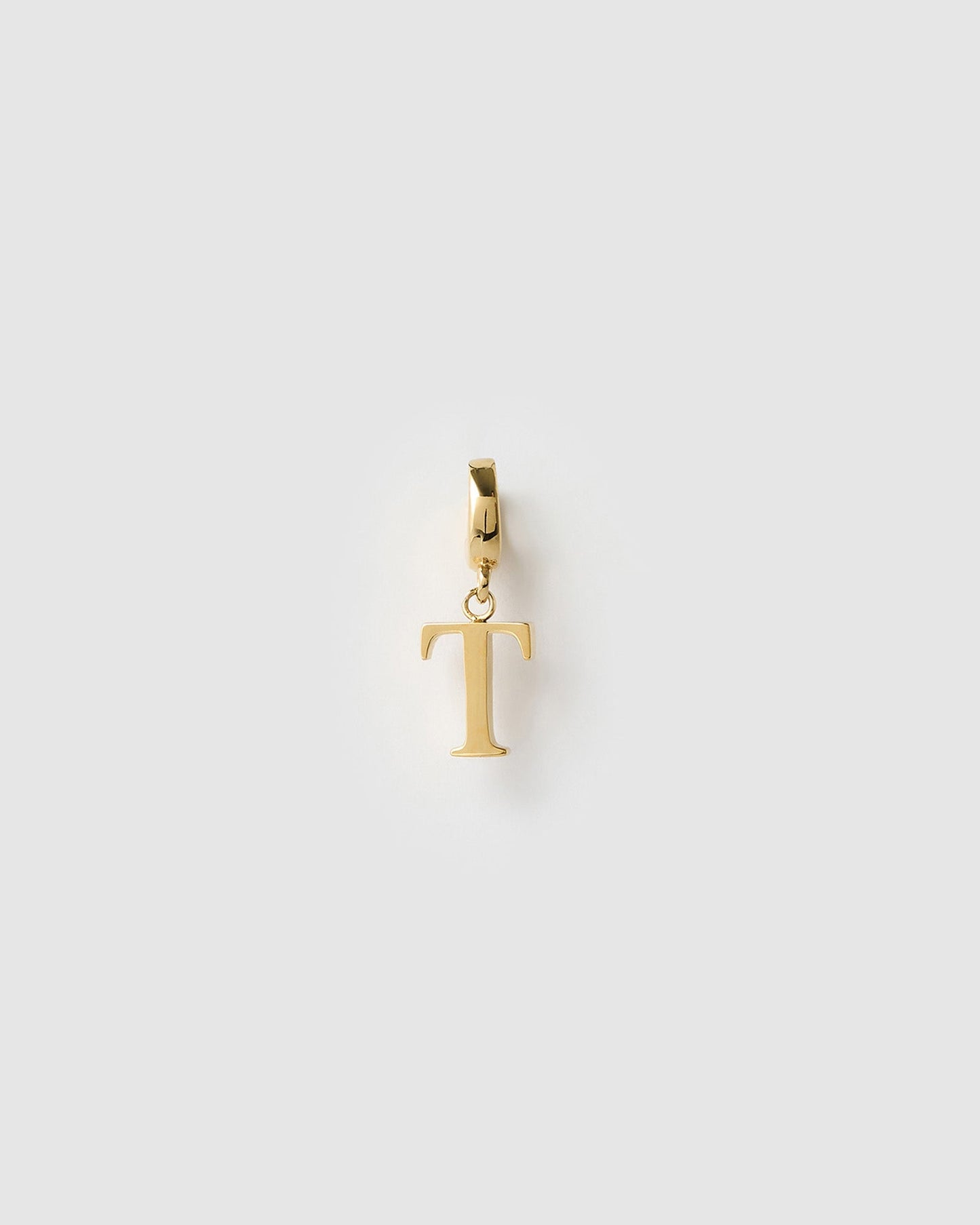 Alphabet Clip-On Gold Charm