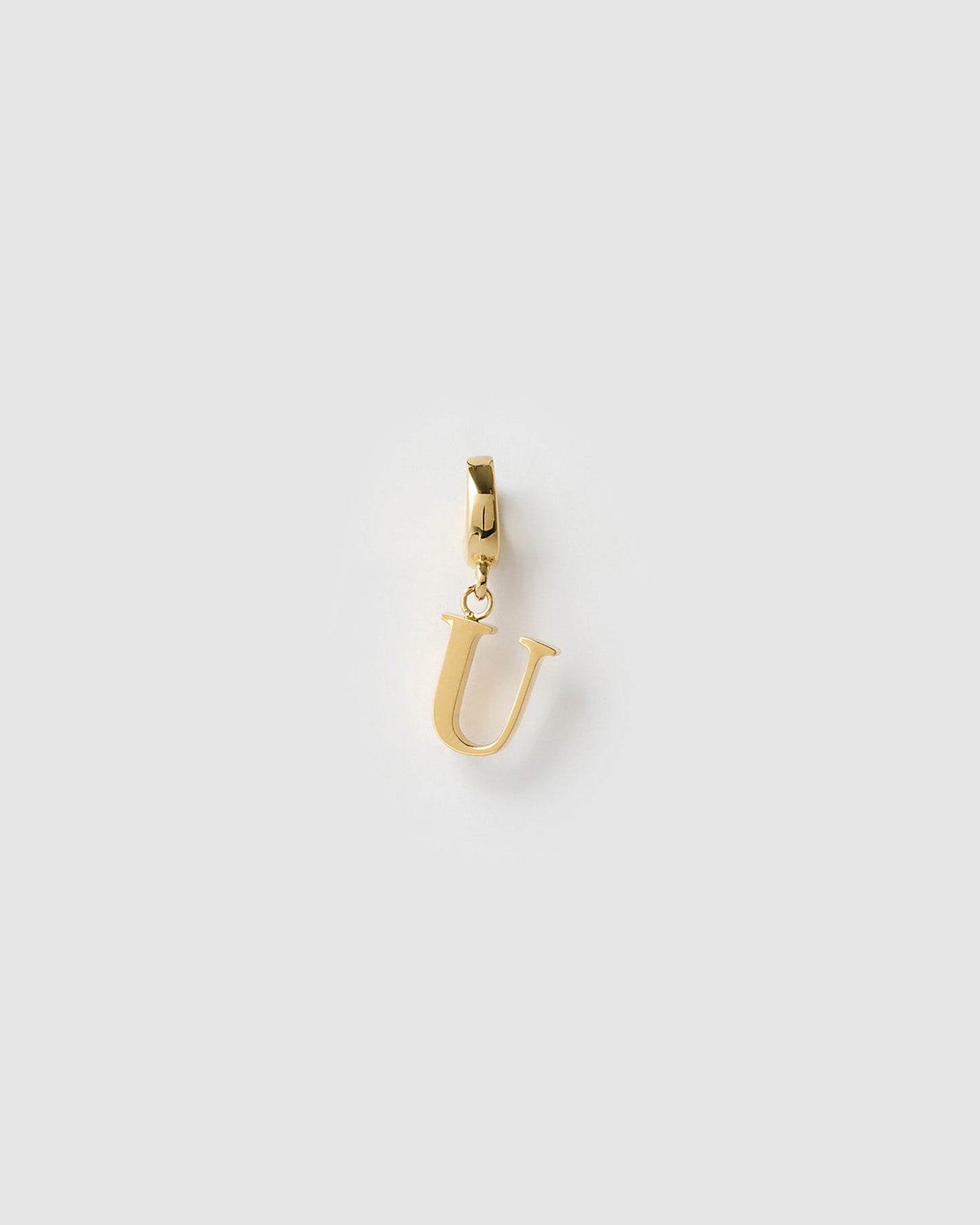Alphabet Clip-On Gold Charm