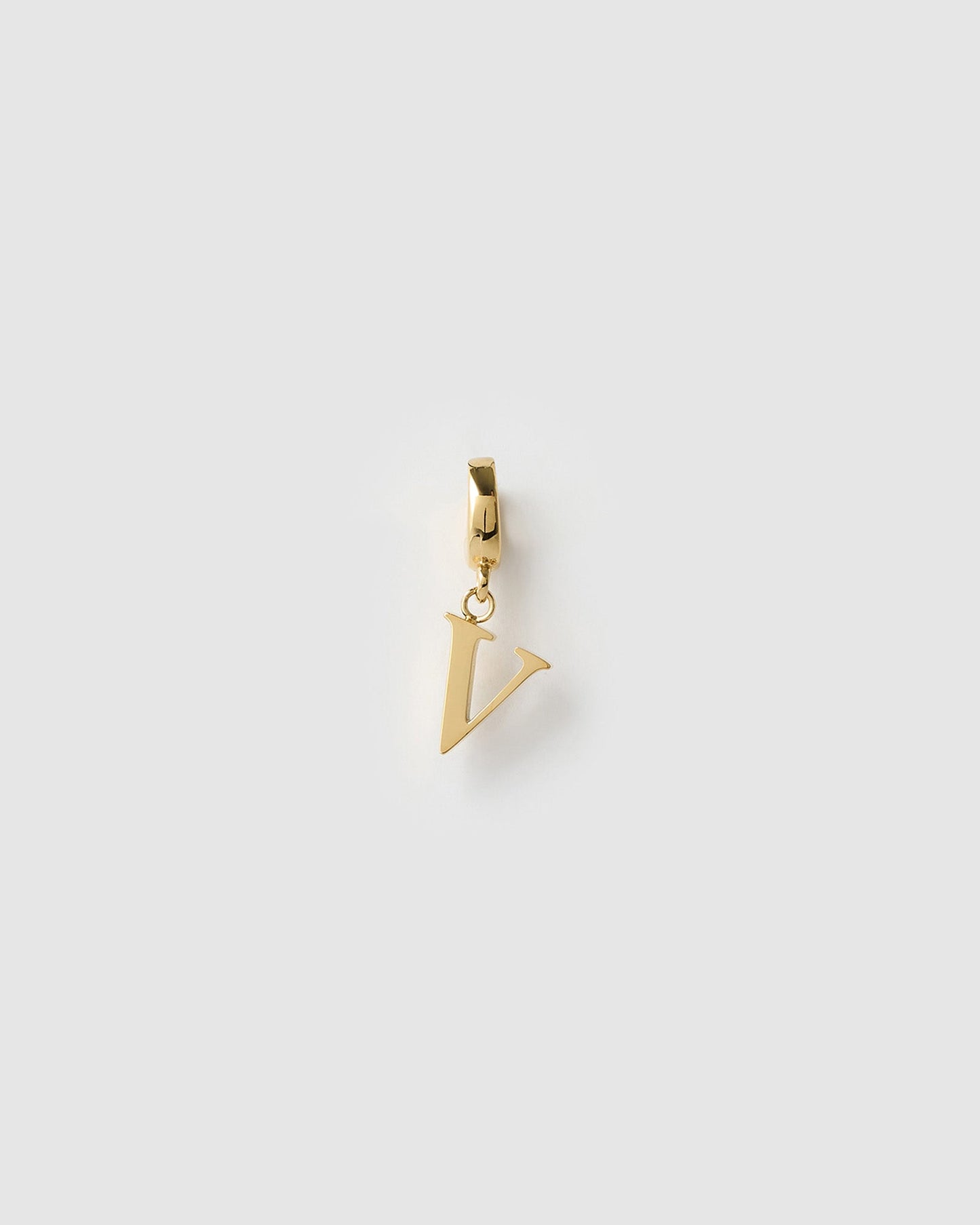 Alphabet Clip-On Gold Charm