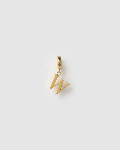 Alphabet Clip-On Gold Charm