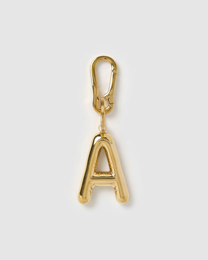Alphabet Gold Key Ring
