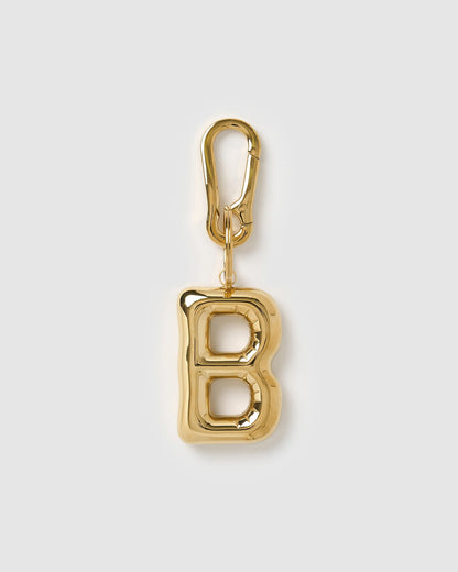 Alphabet Gold Key Ring