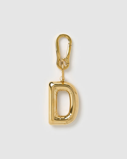 Alphabet Gold Key Ring