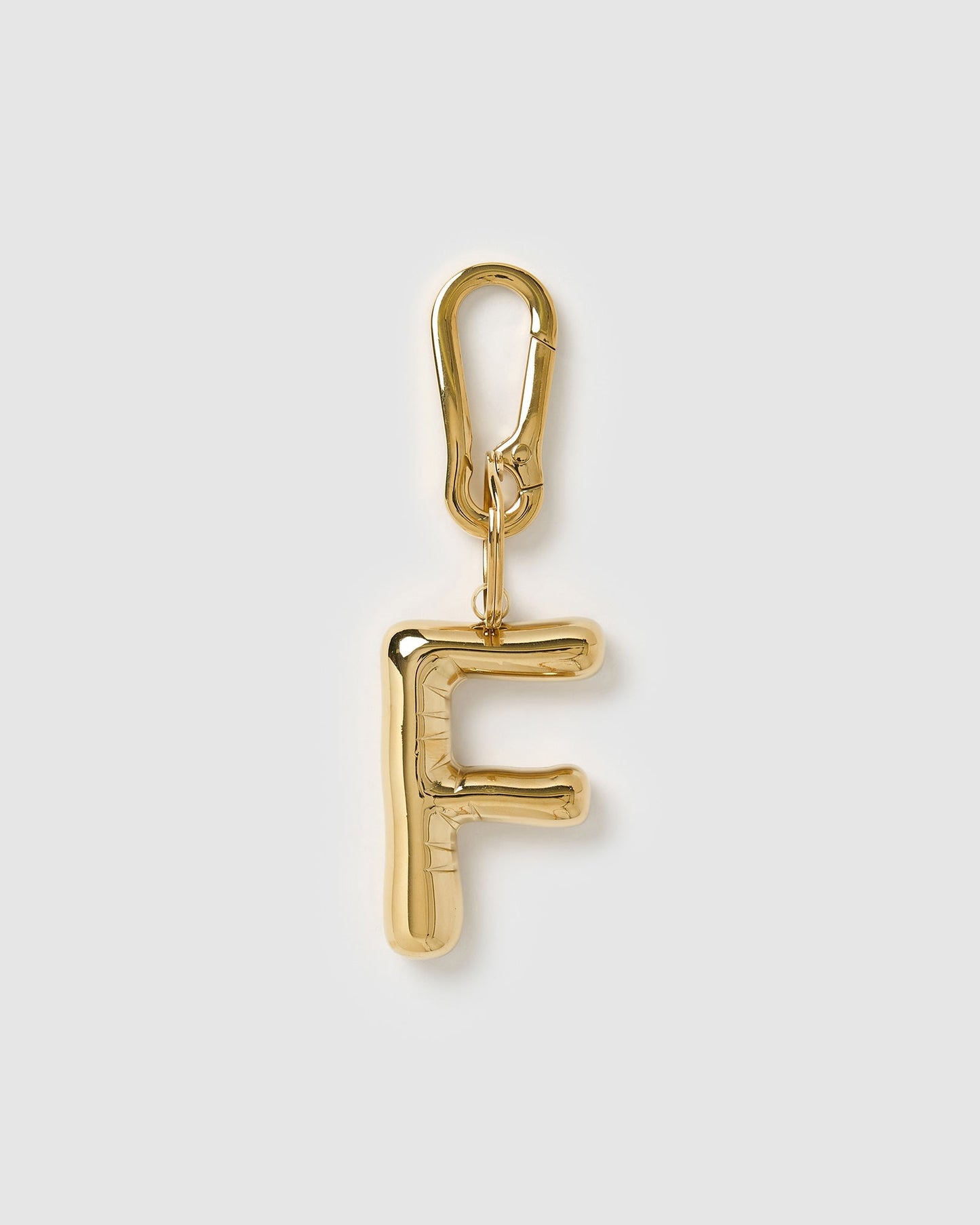 Alphabet Gold Key Ring