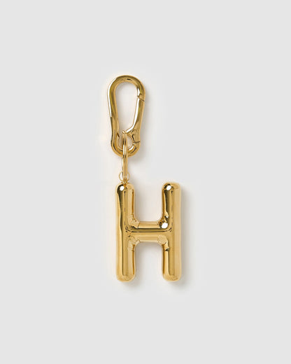 Alphabet Gold Key Ring