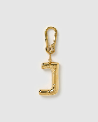Alphabet Gold Key Ring