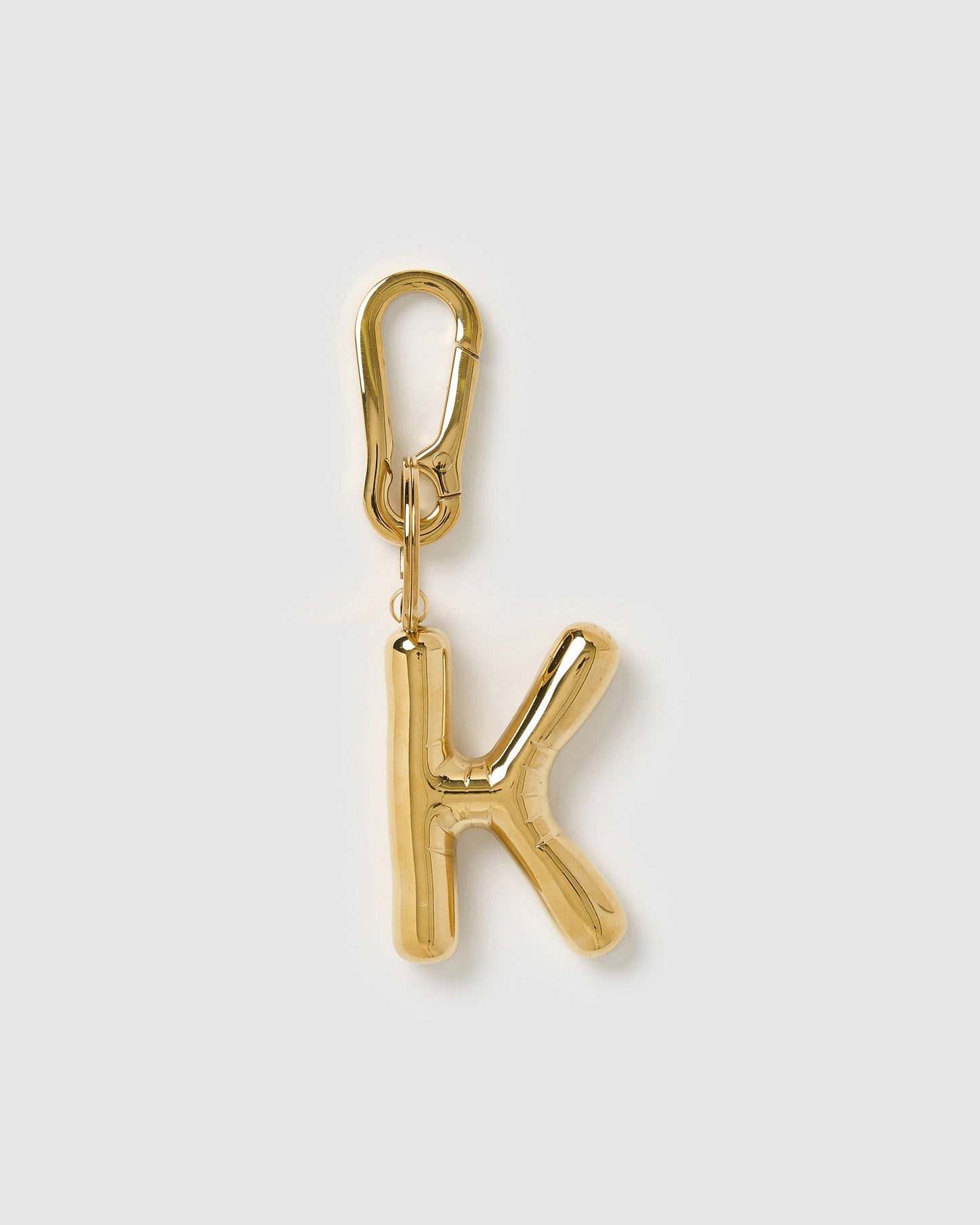 Alphabet Gold Key Ring