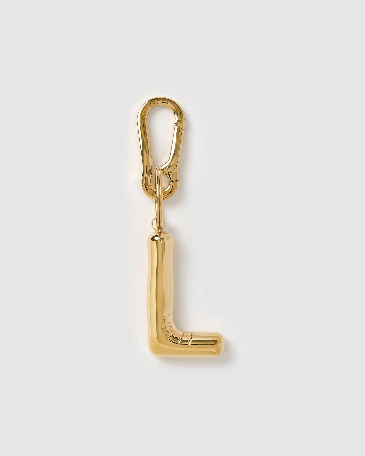 Alphabet Gold Key Ring